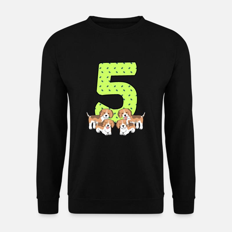 5th birthday - Unisex Sweatshirt - black