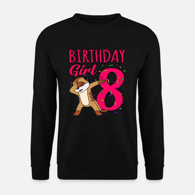 8th birthday - Unisex Sweatshirt - black