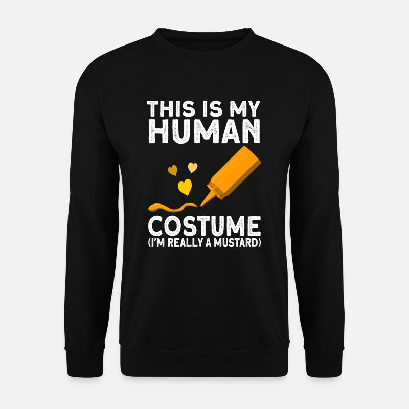 Senf kostüm geschenk - Unisex Pullover - Schwarz