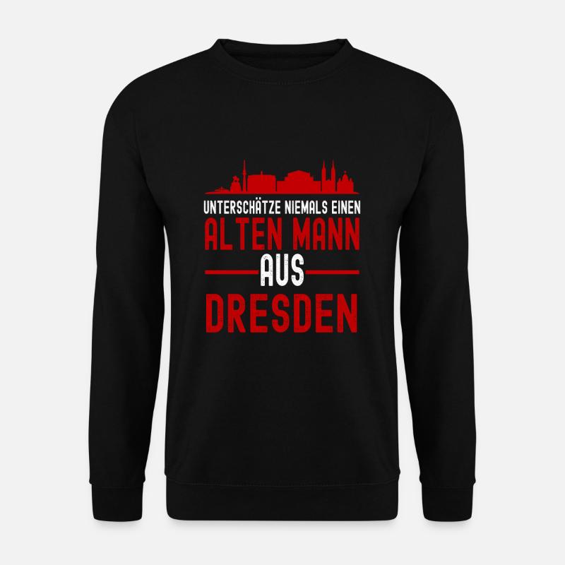 Dresden - Unisex Pullover - Schwarz