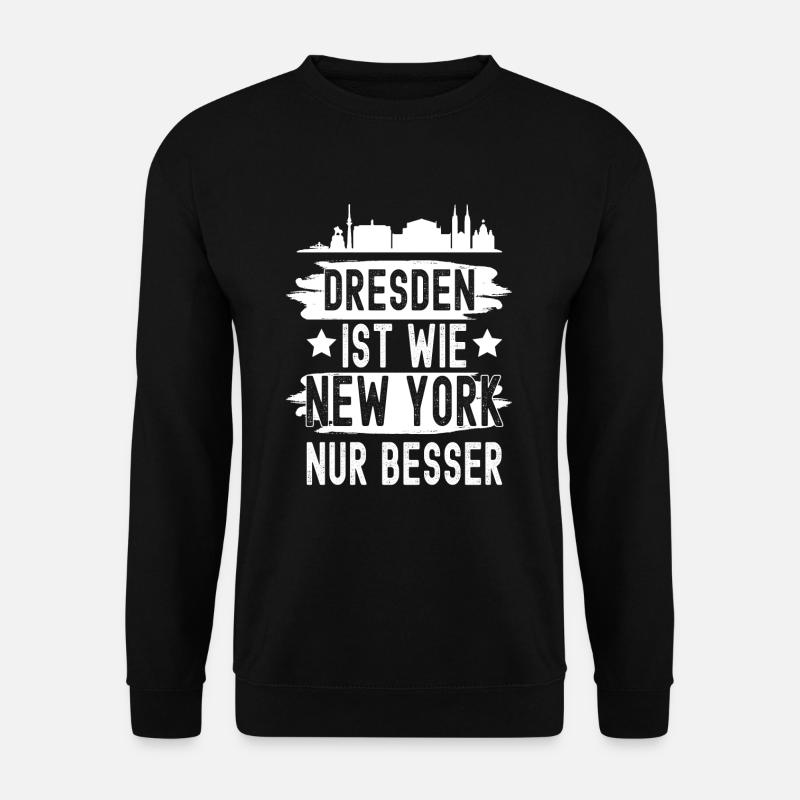 Dresden - Unisex Pullover - Schwarz