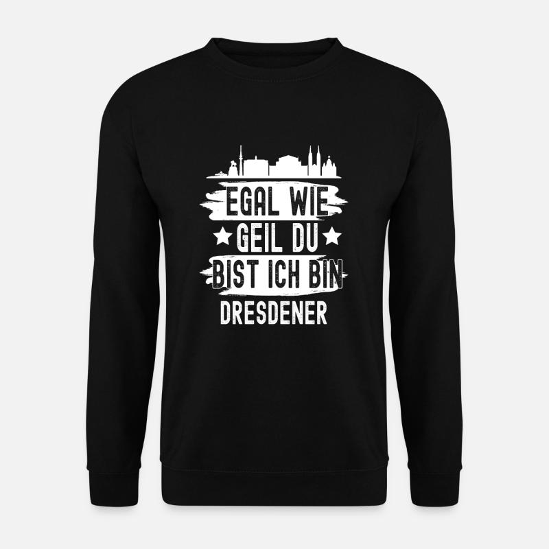 Dresden - Unisex Pullover - Schwarz
