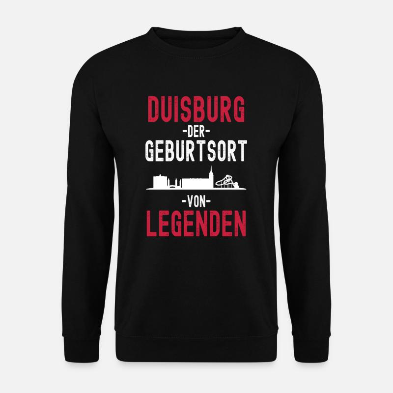 Duisburg - Unisex Pullover - Schwarz