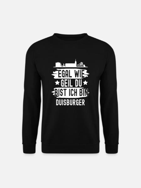 Duisburg - Unisex Pullover - Schwarz