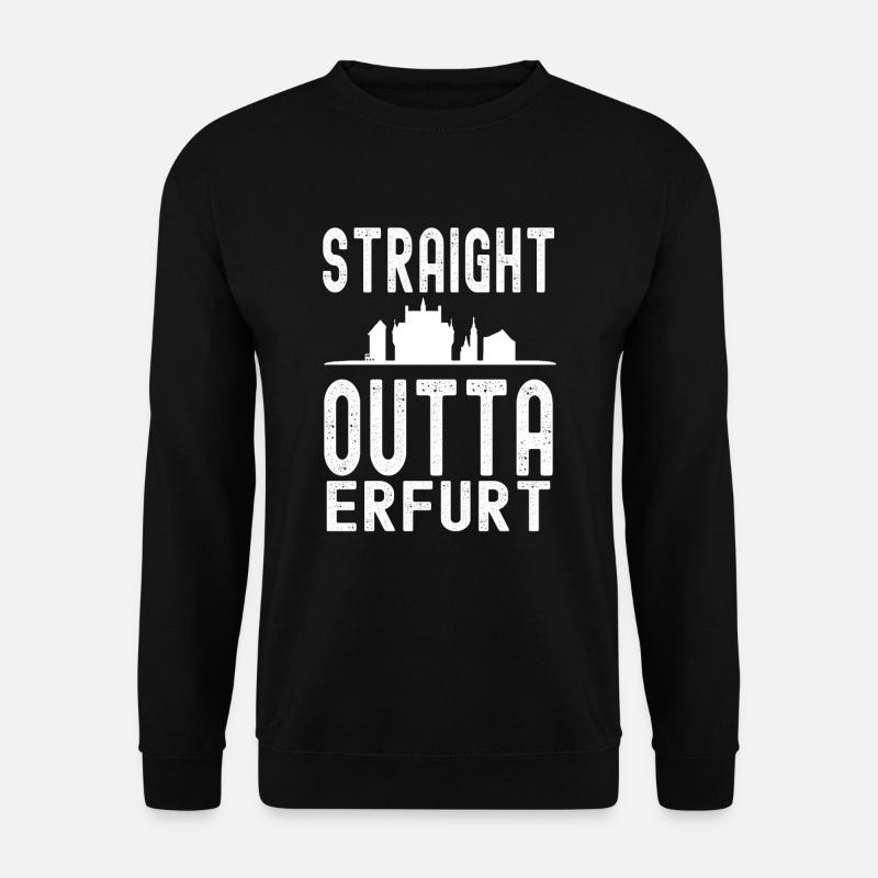 Erfurt Thüringen Skyline - Unisex Pullover - Schwarz