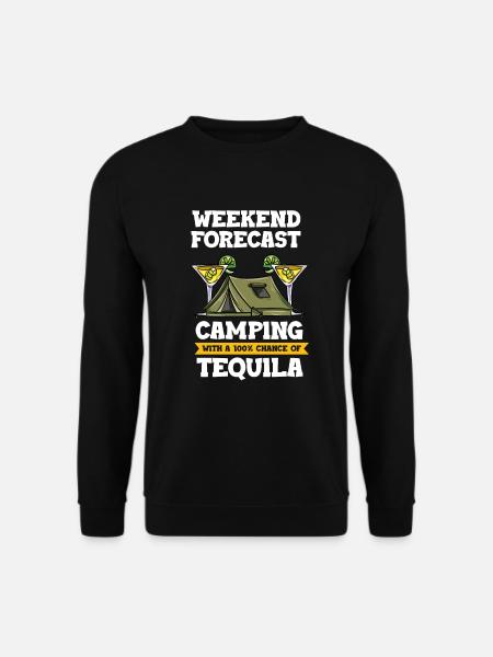 Camping - Unisex Pullover - Schwarz