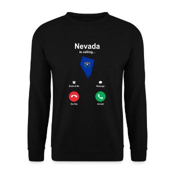Nevada - Unisex Sweatshirt - black - Front - Alina (178cm) & Michal (187cm)