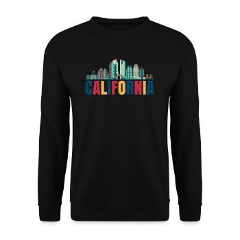 Liverpool Cityscape Cadeau - Sweat-shirt Unisexe - noir - Devant - Alina (178cm) & Michal (187cm)