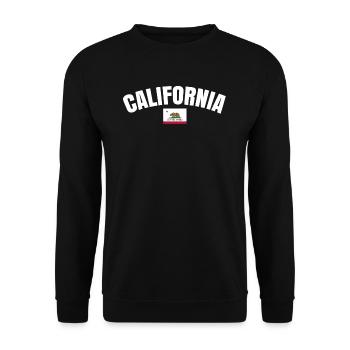 Californie - Sweat-shirt Unisexe - noir - Devant - Alina (178cm) & Michal (187cm)