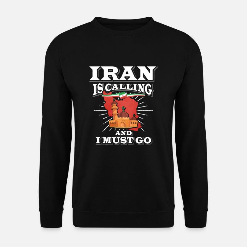 Funny Iran Flag Trip - Unisex Sweatshirt - black