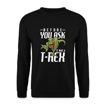 Bein Amputiert Arm Kämpfer Geschenk - Unisex Pullover - Schwarz - Vorne - Alina (178cm) & Michal (187cm)