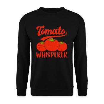 Tomate - Unisex Pullover - Schwarz - Vorne - Alina (178cm) & Michal (187cm)
