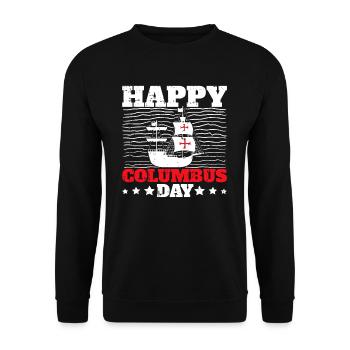 Christopher Columbus - Unisex Pullover - Schwarz - Vorne - Alina (178cm) & Michal (187cm)