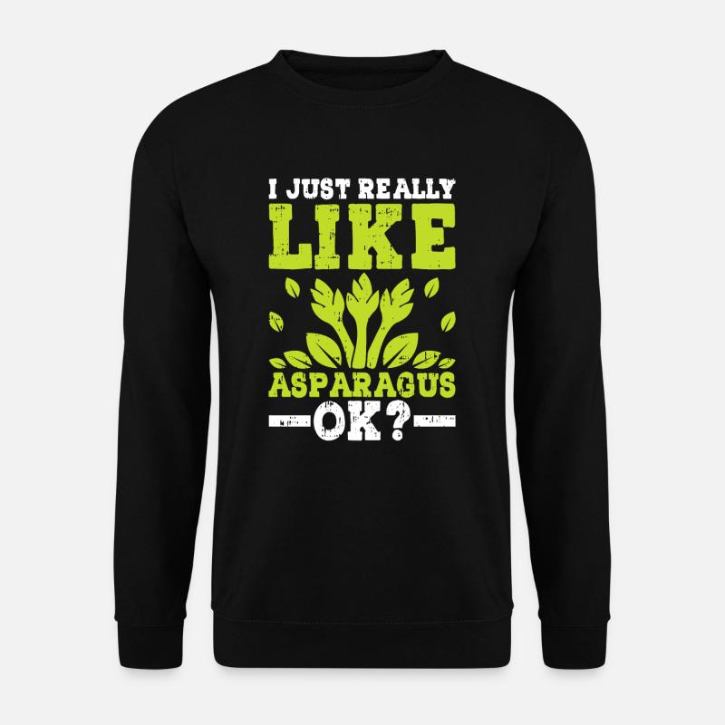 Spargel - Unisex Pullover - Schwarz