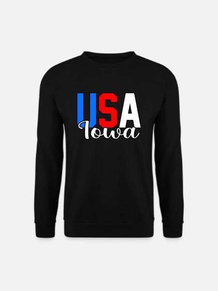 Usa iowa gift - Unisex Sweatshirt - black