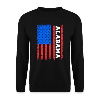 Alabama house gift - Unisex Sweatshirt - black - Front - Alina (178cm) & Michal (187cm)