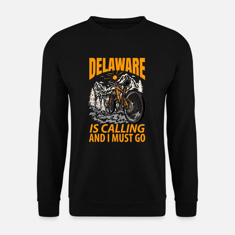 Delaware Adventurous Gift - Unisex Sweatshirt - black