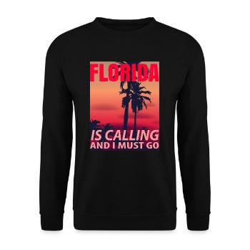 Cadeau aventureux en Floride - Sweat-shirt Unisexe - noir - Devant - Alina (178cm) & Michal (187cm)