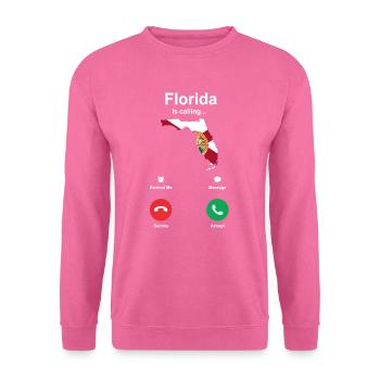 Visitez le cadeau de la Floride - Sweat-shirt Unisexe - rose - Devant