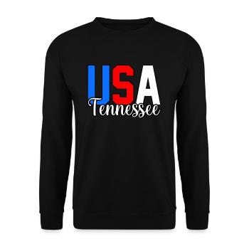 Usa tennessee gift - Unisex Sweatshirt - black - Front - Alina (178cm) & Michal (187cm)