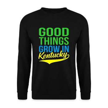 Wachsen Sie In Kentucky-geschenk - Unisex Pullover - Schwarz - Vorne - Alina (178cm) & Michal (187cm)