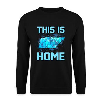 Home Tennessee gift - Unisex Sweatshirt - black - Front - Alina (178cm) & Michal (187cm)