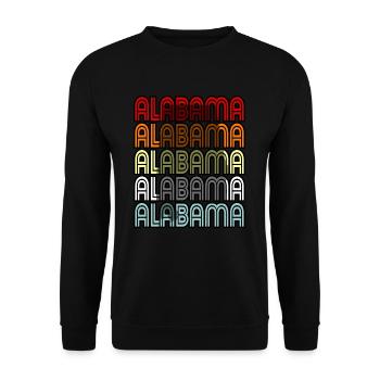 Alabama adventurous gift - Unisex Sweatshirt - black - Front - Alina (178cm) & Michal (187cm)