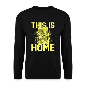 Home Alabama Gift - Unisex Sweatshirt - black - Front - Alina (178cm) & Michal (187cm)