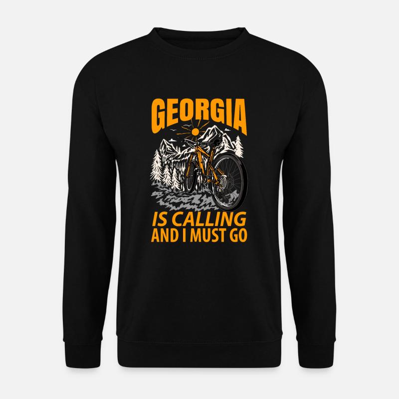 Besuch In Georgia Geschenk - Unisex Pullover - Schwarz