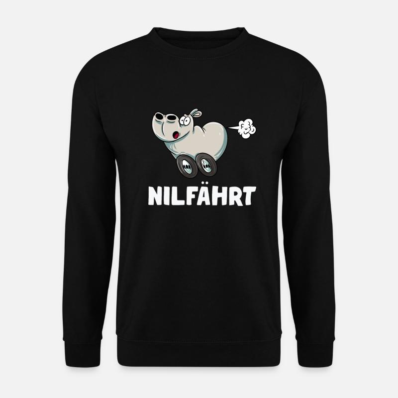 Nilfährt - Unisex Pullover - Schwarz