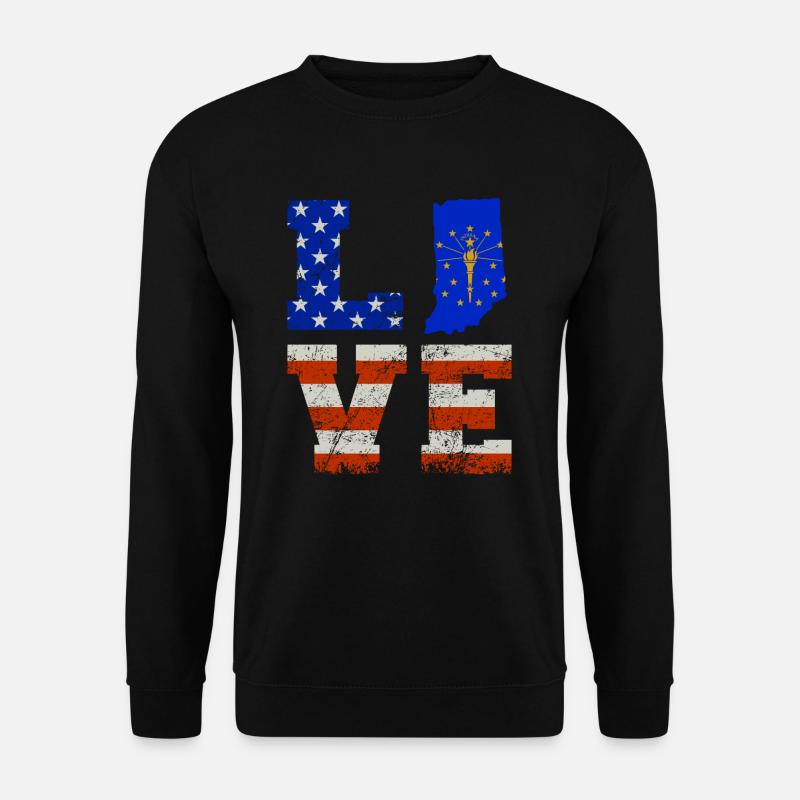 Liebe Indiana Geschenk - Unisex Pullover - Schwarz