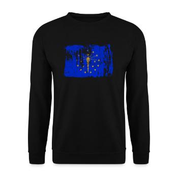 Beauty Of Indiana Gift - Unisex Sweatshirt - black - Front - Alina (178cm) & Michal (187cm)