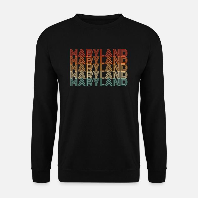 Geschenk Der Bewohner Von Maryland - Unisex Pullover - Schwarz
