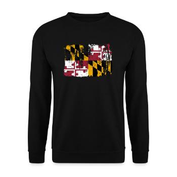 Maryland Traveler Cadeau - Sweat-shirt Unisexe - noir - Devant - Alina (178cm) & Michal (187cm)