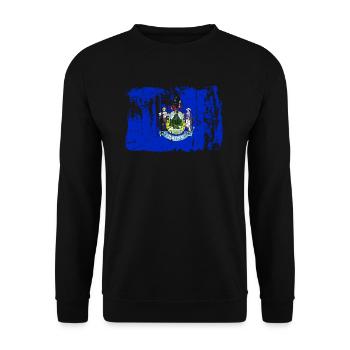 Cadeau des résidents du Maine - Sweat-shirt Unisexe - noir - Devant - Alina (178cm) & Michal (187cm)