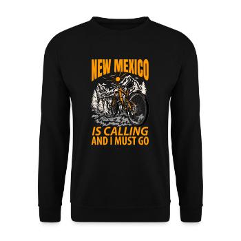 Cadeau Traveler New Mexico - Sweat-shirt Unisexe - noir - Devant - Alina (178cm) & Michal (187cm)