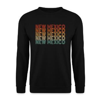 Geschenk Für Einwohner Von New Mexico - Unisex Pullover - Schwarz - Vorne - Alina (178cm) & Michal (187cm)