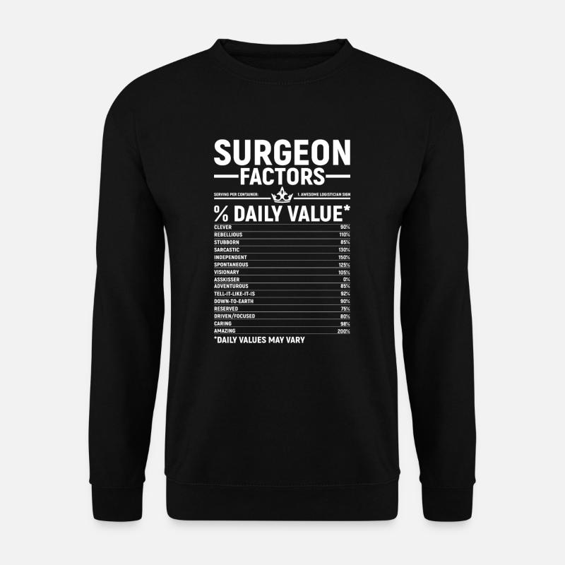 Chirurg - Unisex Pullover - Schwarz