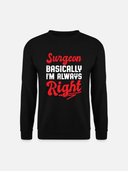 Chirurg - Unisex Pullover - Schwarz