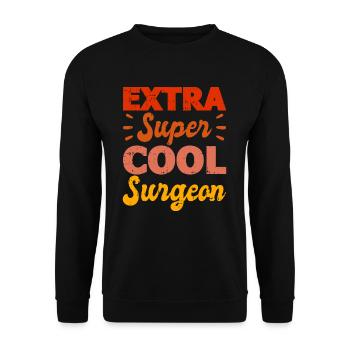 Chirurg - Unisex Pullover - Schwarz - Vorne - Alina (178cm) & Michal (187cm)