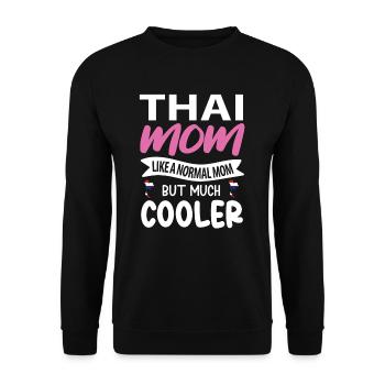 Thailand - Unisex Pullover - Schwarz - Vorne - Alina (178cm) & Michal (187cm)