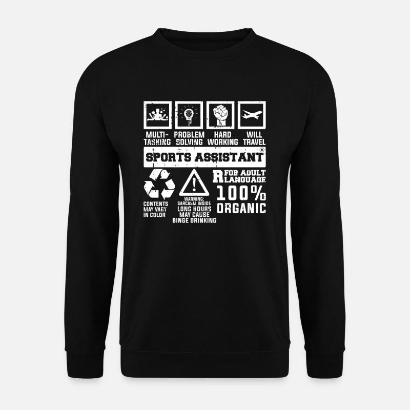 Sportassistent - Unisex Pullover - Schwarz