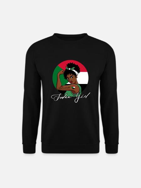 Unbreakable Sudan Girl - Unisex Pullover - Schwarz