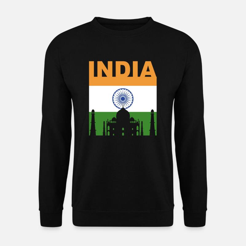 Indien haus geschenk - Unisex Pullover - Schwarz