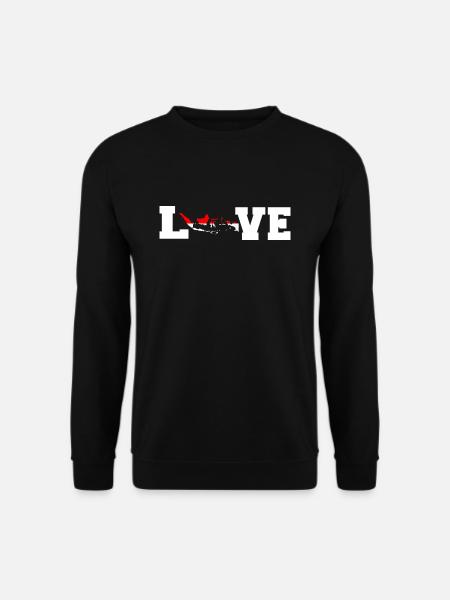 Love Indonesia Gift - Unisex Sweatshirt - black