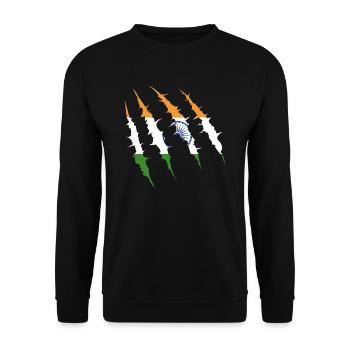 Travel India Gift - Unisex Sweatshirt - black - Front - Alina (178cm) & Michal (187cm)