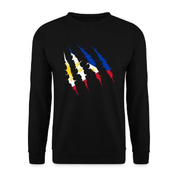 Travel Philippines Gift - Unisex Sweatshirt - black - Front - Alina (178cm) & Michal (187cm)