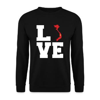 Cher cadeau Vietnam - Sweat-shirt Unisexe - noir - Devant - Alina (178cm) & Michal (187cm)