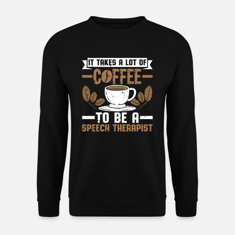 Sprachtherapeut Logopäde Geschenk - Unisex Pullover - Schwarz