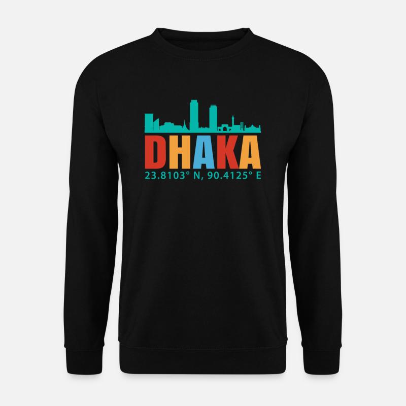 Dhaka - Unisex Pullover - Schwarz